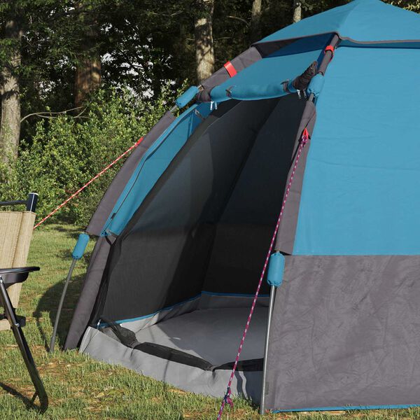 vidaXL Instant Tent Folding with Storage Blue 280 x 280 x 160 cm Steel