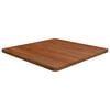 vidaXL Square Table Top Dark Brown 70x70x2.5cm Treated Solid Wood Oak