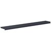 vidaXL Window Sill Anthracite with wood grain 160 x 25 x 4.5 cm PVC