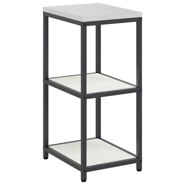 vidaXL Kitchen Storage with Shelf White 40 x 50 x 92 cm Steel