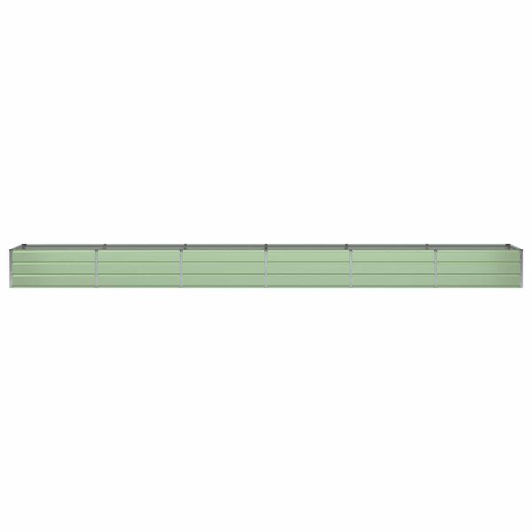 vidaXL Planter Green 600 x 80 x 45 cm Steel