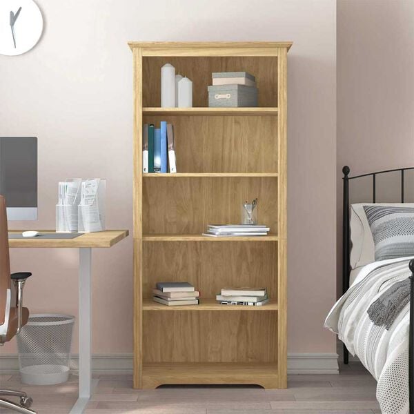 vidaXL Bookcase BODO Honey Brown 82 x 40 x 173 cm Engineered Wood
