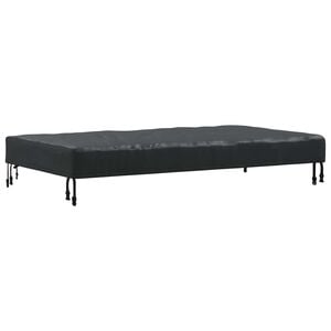 vidaXL Table Cover Plain Black 122 x 72 x 15 cm Fabric