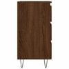 vidaXL Bedside Cabinets 2 pcs Brown Oak 40x35x69 cm Engineered Wood
