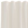 vidaXL Voile Curtains with Rod Pockets 2 pcs Cream