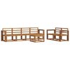 vidaXL Outdoor Sofa Set 7 pcs Natural