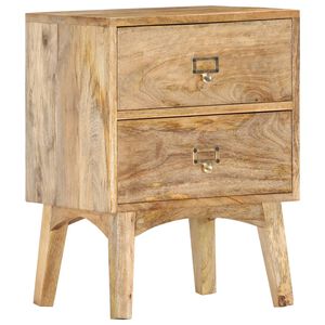 vidaXL Bedside Cabinet 40x35x55 cm Solid Mango Wood