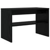 vidaXL TV Cabinet Black Oak 60 x 30 x 40 cm Engineered Wood