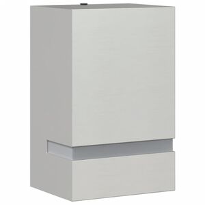 vidaXL Outdoor Wall Light Silver Stainless Steel