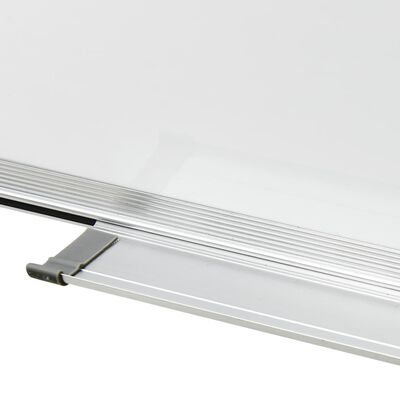 vidaXL Magnetic Dry-erase Whiteboard White 50x35 cm Steel