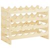 vidaXL Wine Rack 65x29x46 cm Solid Wood Pine