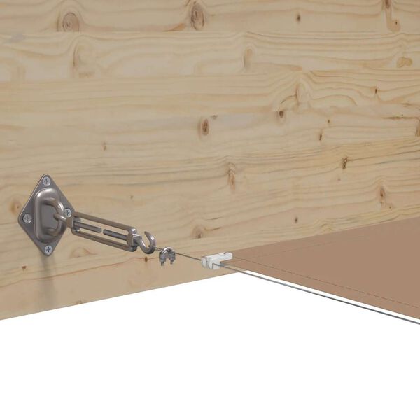 vidaXL Vertical Awning Taupe 180x1000 cm Oxford Fabric