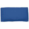 vidaXL Pallet Cushion for Seat / Backrest Royal blue 120 x 60 x 12 cm