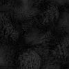 vidaXL Faux Rabbit Fur Blanket Black 240 x 270 cm Polyester