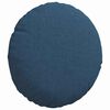 vidaXL Seat Cushions 2 pcs Blue &Oslash;30 x 13 cm Fabric