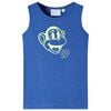 Kids'Tank Top Blue Melange 128