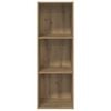 vidaXL TV Cabinet Set Artisan Oak 37 x 37 x 107 cm Engineered Wood