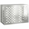 vidaXL Air Conditioner Cover Silver 100 x 50 x 70 cm Galvanised Steel