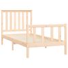 vidaXL Bed Frame without Mattress 100x200 cm Solid Wood Pine
