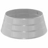 vidaXL Christmas Tree Skirt Cone-shaped Silver &Oslash; 73 x 25.5 cm Plastic