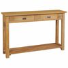 vidaXL Console Table Solid Teak 120x30x80 cm