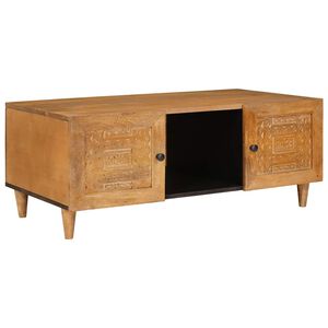 vidaXL Coffee Table Light Brown 100 x 54 x 40 cm Solid Acacia wood