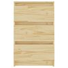 vidaXL Bedside Cabinet 40x29.5x64 cm Solid Pine Wood