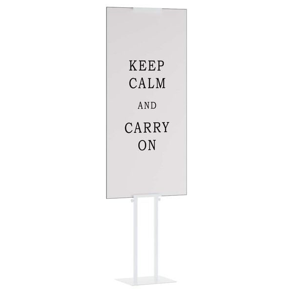 vidaXL Trade Show Displays White 30 x 23.5 x 210 cm Steel