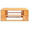 vidaXL Garden Pallet Ottoman Wood Honey Brown