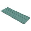 vidaXL Roof Panel 12 pcs Green 129 x 45 cm Galvanised steel