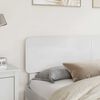 vidaXL Headboard Gloss White 200 cm Engineered wood