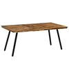 vidaXL Dining Table Reclaimed Teak and Steel 180x90x76 cm