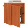 vidaXL Wall Cabinet Wax Brown 30 x 30 x 40 cm Solid Pine Wood