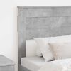 vidaXL Headboard with Headboard Concrete Grey 75 cm Engineered wood