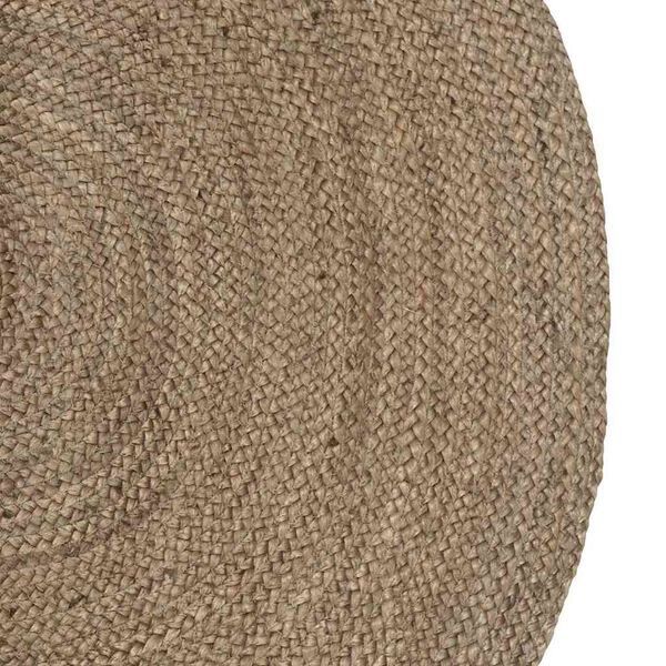 vidaXL Area Rugs Oval Grey 122 x 183 cm Jute