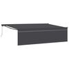 vidaXL Retractable Awning Anthracite 500 x 300 cm