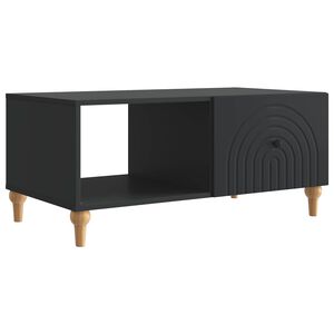 vidaXL Coffee Table Black 90 x 50 x 40 cm Engineered Wood