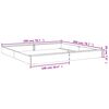 vidaXL Sandbox with Seats Square Solid Wood Douglas