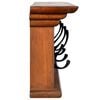 vidaXL Wall Mounted Coat Rack 70x10x20 cm Solid Teak Wood
