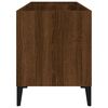 vidaXL Record Cabinet Brown Oak 74.5x38x48 cm Engineered Wood