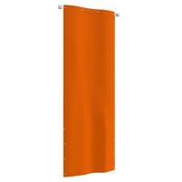 vidaXL Balcony Screen Orange 80x240 cm Oxford Fabric
