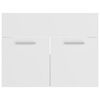 vidaXL Bathroom Furniture Set White Engineered Wood