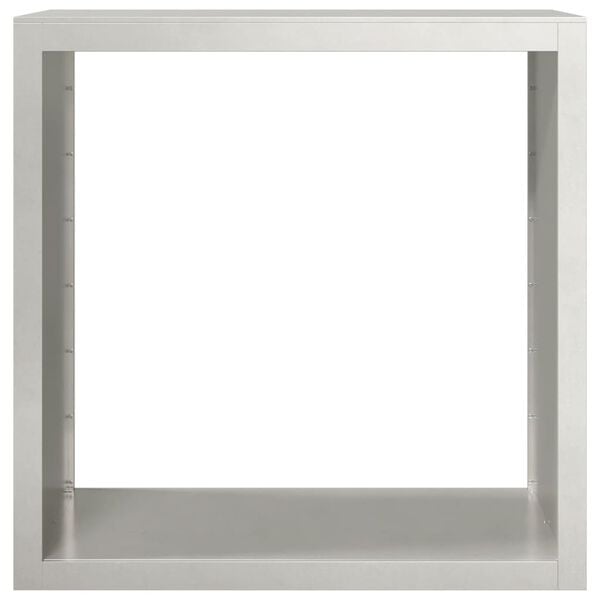 vidaXL Firewood Rack 100x40x100 cm Stainless Steel