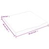 vidaXL Table Top 60x60x2 cm Untreated Solid Wood Oak