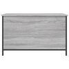 vidaXL Storage Bench Grey Sonoma 80x42.5x50 cm Engineered Wood