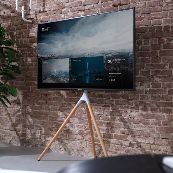 One For All Tripod TV Stand 32 - 65 Light Brown