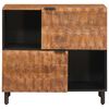 vidaXL Sideboard Acacia Brown Finish 80 x 33 x 75 cm Solid Mango Wood
