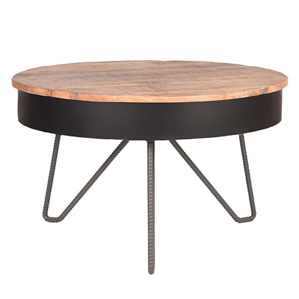 LABEL51 Coffee Table Saria 80x49 cm Black