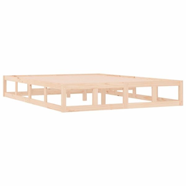 vidaXL Bed Frame without Mattress 140x200 cm Solid Wood