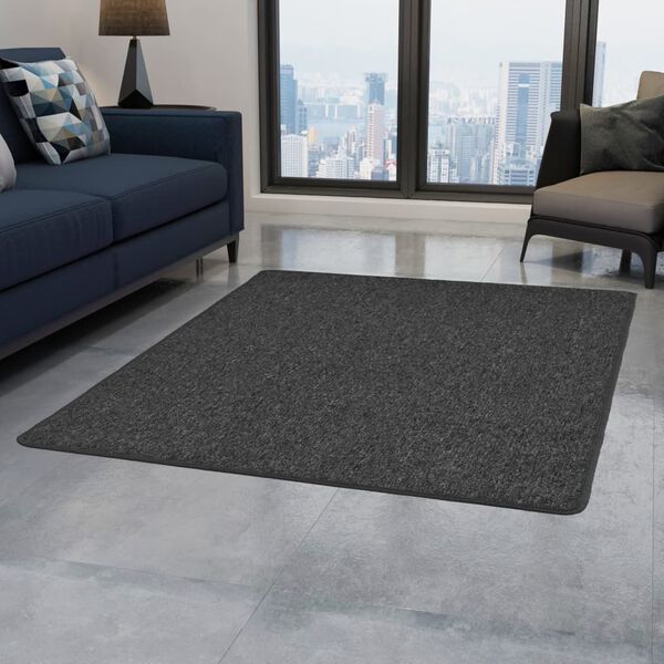 vidaXL Rug Tufted 160x230 cm Anthracite